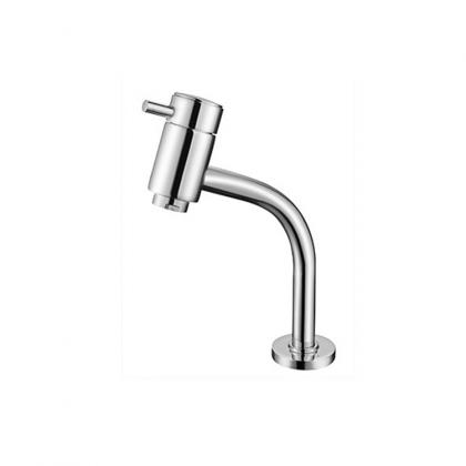 deck mounted swan neck kitchen taps